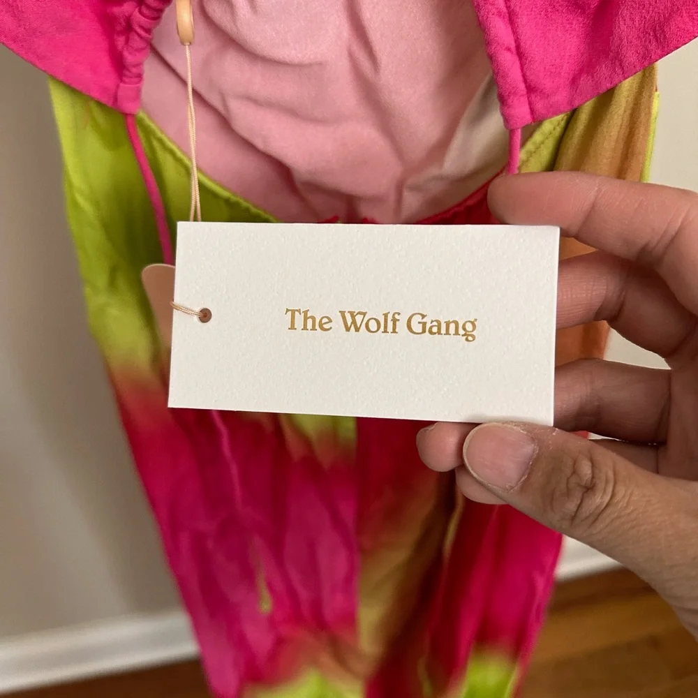 The Wolf Gang Makena Maxi Dress NWT - Picture 6 of 9